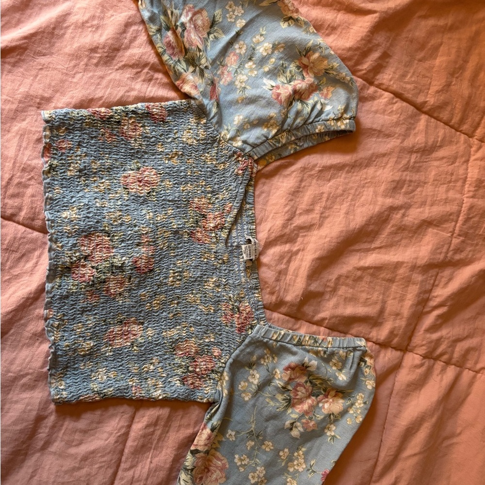 American Eagle Outfitters Smocked Top